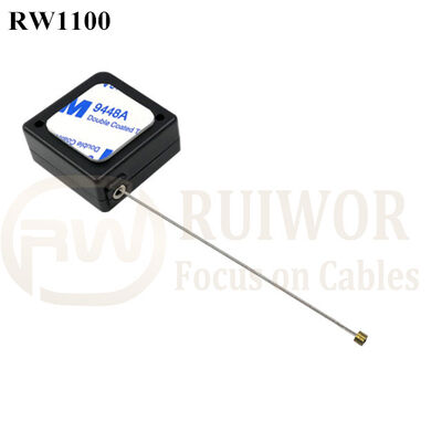 RuiWor RW1100 Square Security Anti Theft Pull Box Work With Cable End Apply In Various Products Retractable Security Harness
