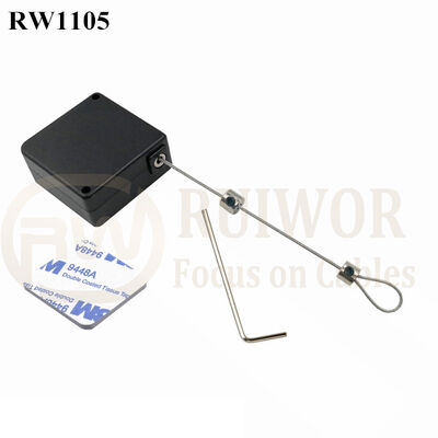 RuiWor RW1105 Hair Dryer Anti Theft Retractable Pull Box USB Flash Drive Retail Retractable Cable Cup Security Retractable Cord