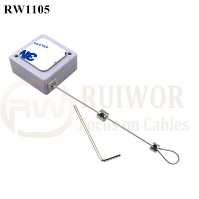 RuiWor RW1105 Ring Cable Retraction Mechanism Keys Anti Theft Display Pull Box Shoes Retail Automatical-Ly Drawn Back Tether