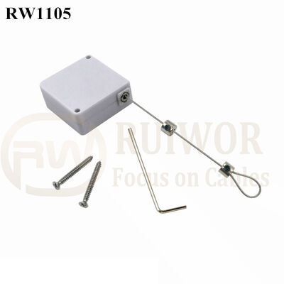 RuiWor RW1105 Watch Retractable Pull Box Security Electronic Clock Pull Box Recoiler Bottle Opener Retractable Display