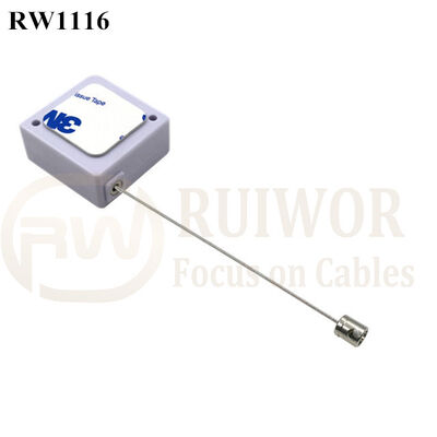 RuiWor RW1116 Square Spring Cable Cord Retractor Plus Side Hole Hardwar