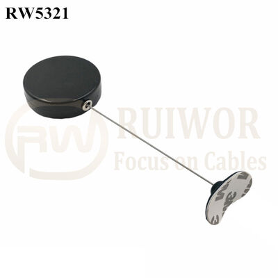 RW5321 Round Security Display Tether Plus 33X19MM Oval Sticky Flexible Rubber Tips