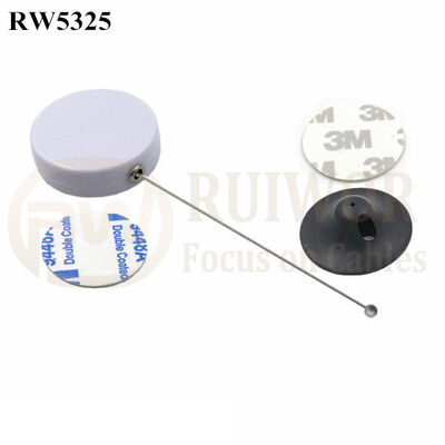 RW5325 Round Security Display Tether Plus Dia 38mm Circular Adhesive Plastic Plate