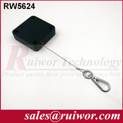 RUIWOR RW5624 مربع صندوق سحب متعدد الأغراض مع قوى سحب نهاية الخطاف MAX 2.5LB / طول الكابل MAX 400CM