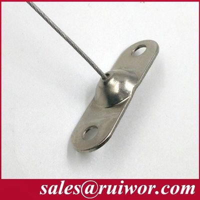 RUIWOR RW0022 لوحة معدنية مثقوبة العمل النهائي مع صندوق سحب مضاد للسرقة / ربط أمني قابل للانسحاب / كابل ريكولير