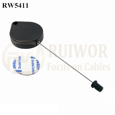 RW5411 صندوق سحب أمني على شكل قلب بالإضافة إلى M6x8MM / M8x8MM أو نهاية كابل المسمار المسطح المخصص